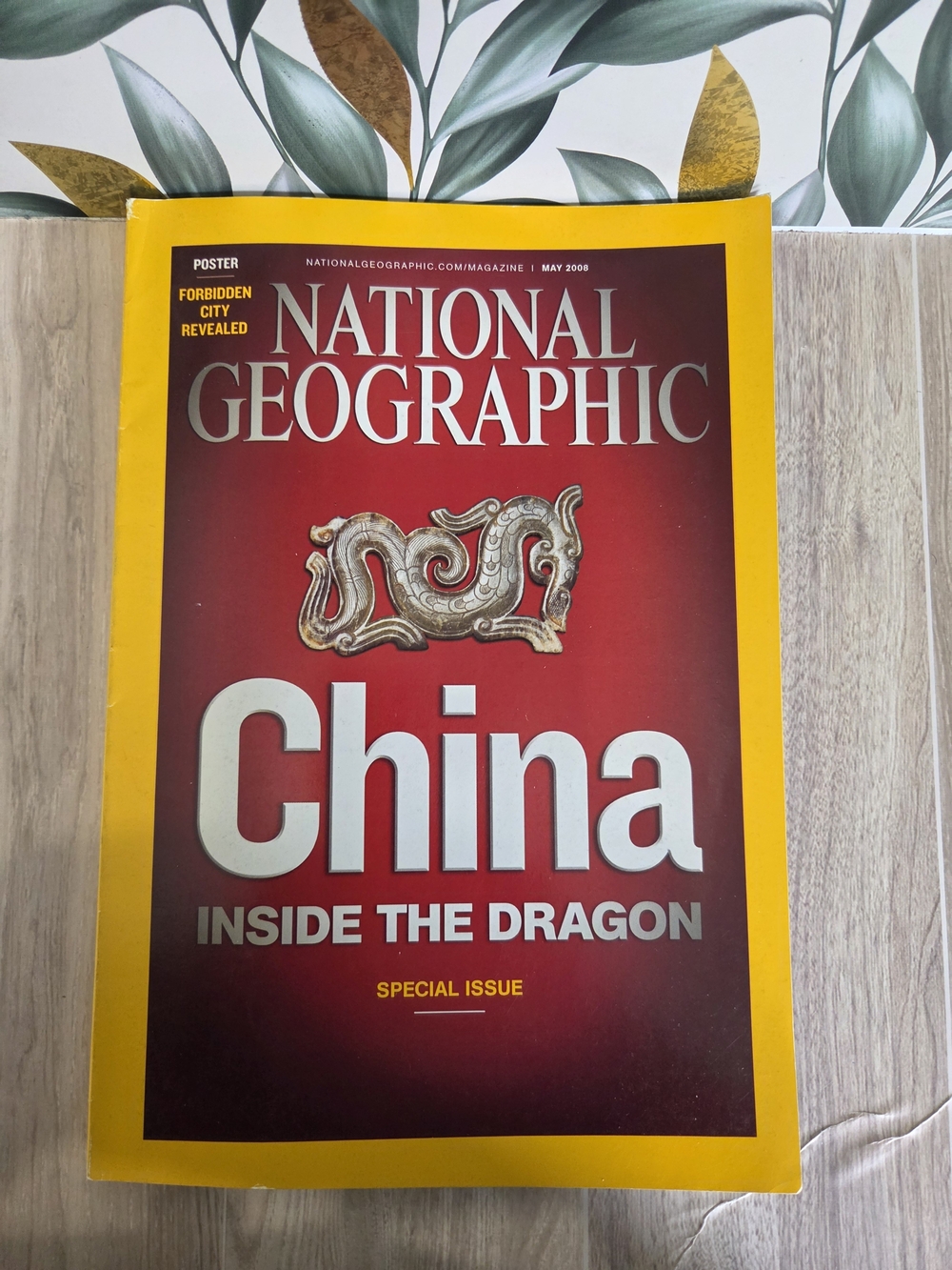 National Geographic May 2008 China Inside the Dragon Magazine with Map Poster